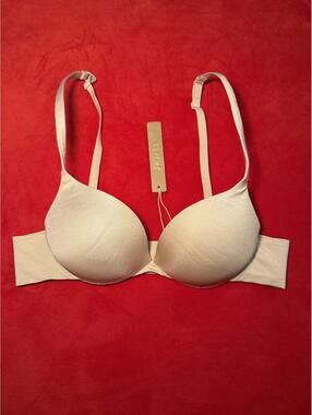 Skims Ultimate Push Up Plunge Bra Color Mica Size 32A